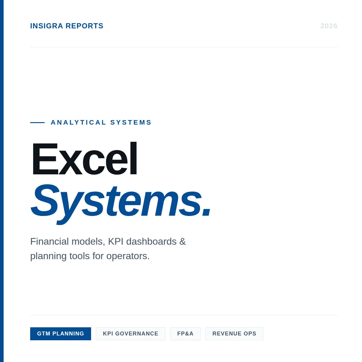 Excel Analytical Systems