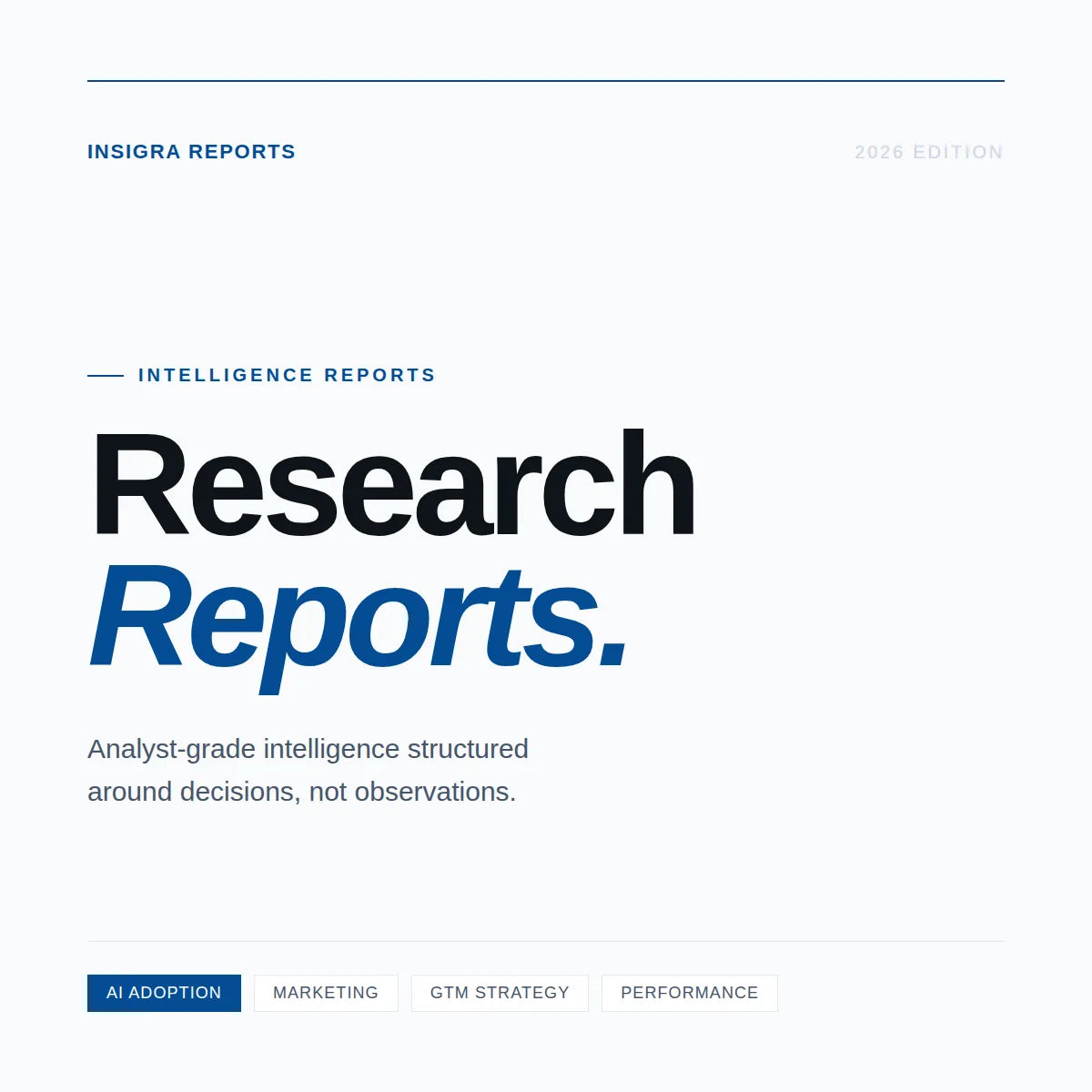 Research Reports