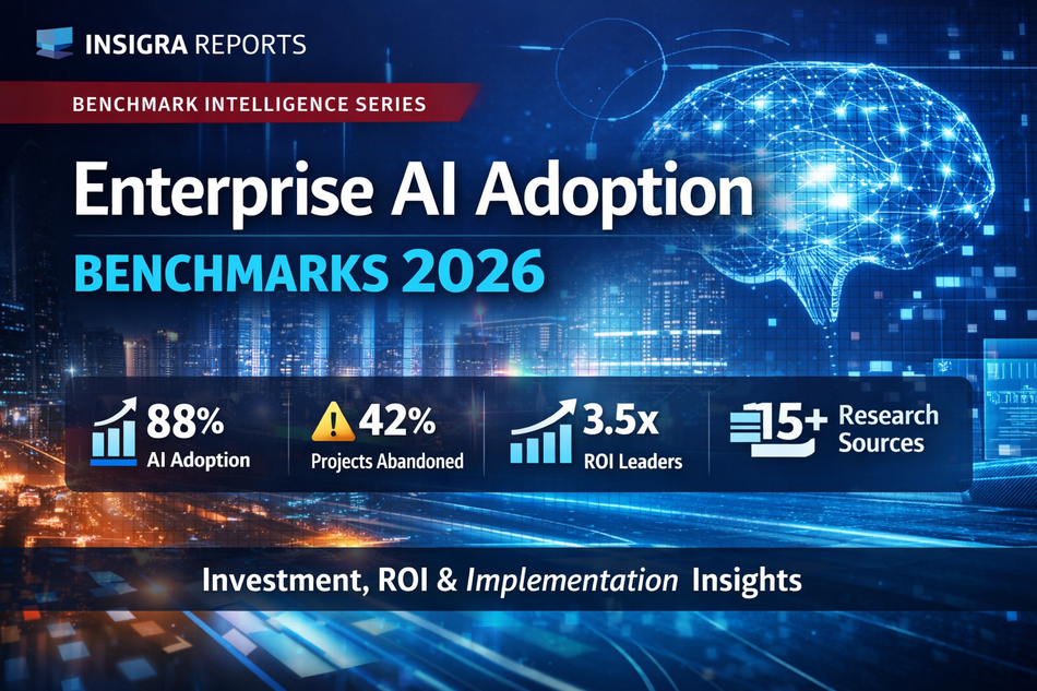 Enterprise AI Adoption Benchmarks 2026: ROI, Investment and Implementation Data Report