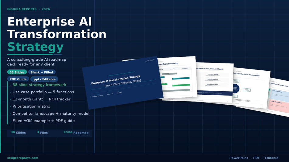 Enterprise AI Transformation Strategy Toolkit | AI Strategy Framework